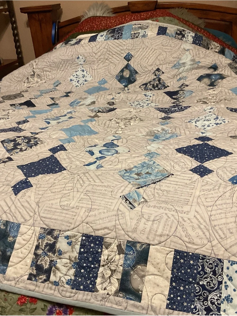 ONE OF A KIND - Handcrafted Christmas Quilts $300 ea NEVER TOO EARLY!!